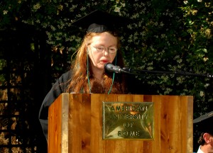Grand Marshall at the Commencement Exercises - The American University of Rome